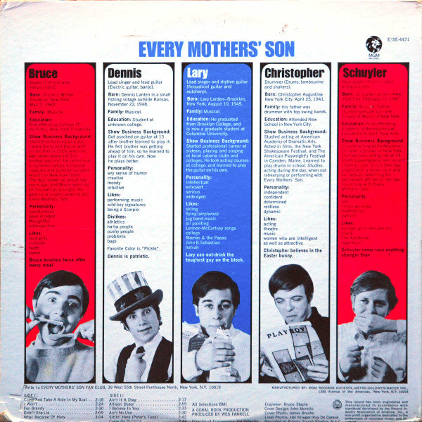 Every Mothers' Son - Every Mothers' Son