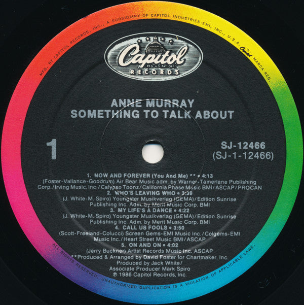 Anne Murray - Something To Talk About