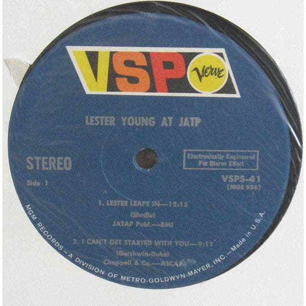 Lester Young At JATP - secondary