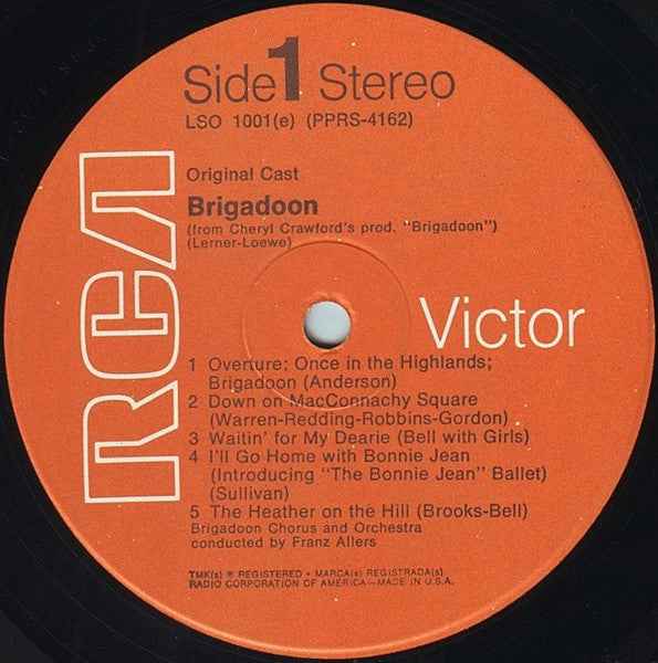 Lerner & Loewe - Brigadoon - An Original Cast Recording