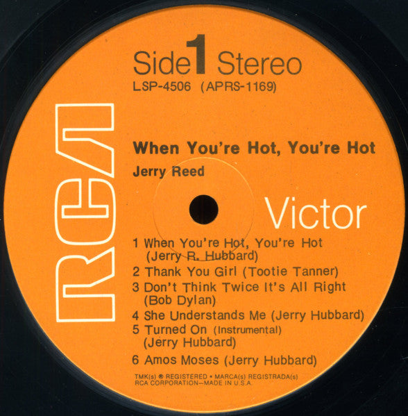 Jerry Reed - When You're Hot, You're Hot