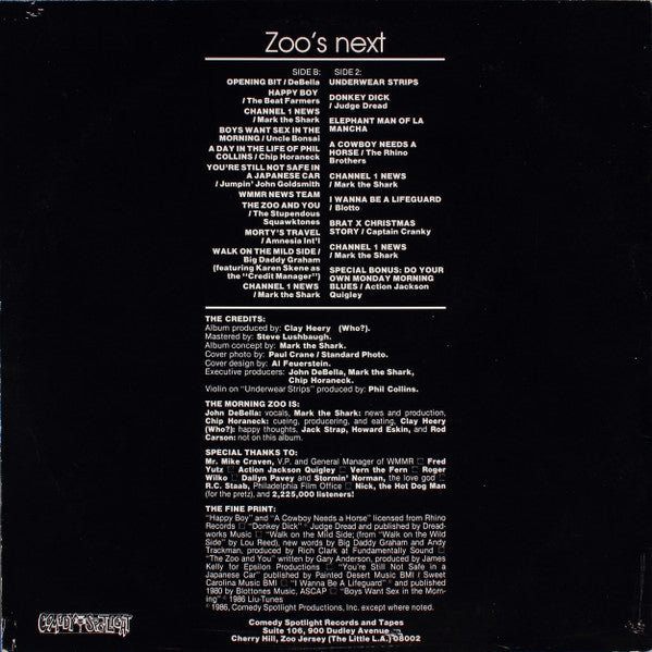 93.3 WMMR Zoo's Next - secondary
