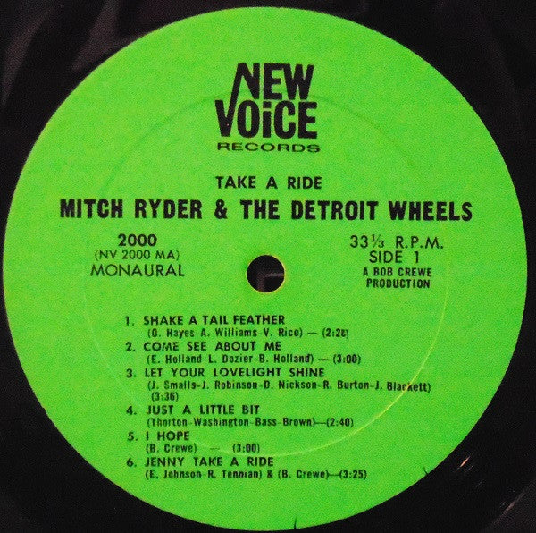 Mitch Ryder & The Detroit Wheels - Take A Ride...