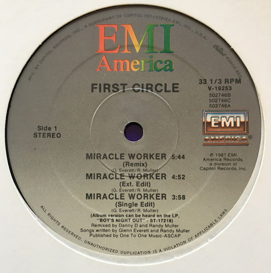 12": First Circle - Miracle Worker