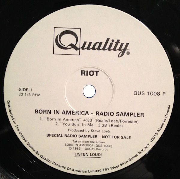 Born In America - Radio Sampler - secondary