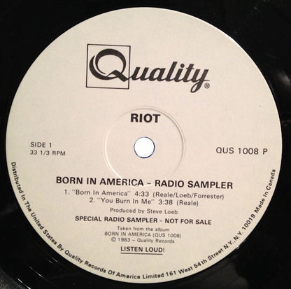 Born In America - Radio Sampler - secondary