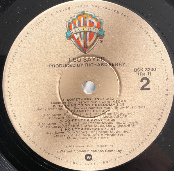 Leo Sayer - secondary