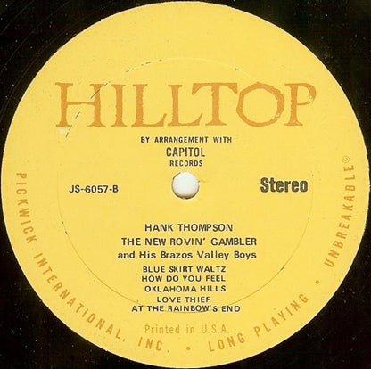 Hank Thompson And His Brazos Valley Boys - Hank Thompson & His Brazos Valley Boys