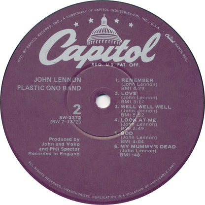 John Lennon / Plastic Ono Band - secondary
