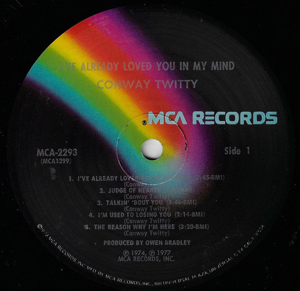 Conway Twitty - I've Already Loved You In My Mind