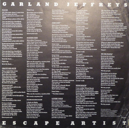 Garland Jeffreys - Escape Artist