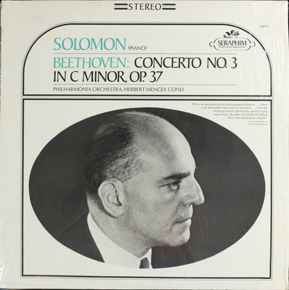 Solomon, Ludwig van Beethoven, Philharmonia Orchestra, Herbert Menges - Piano Concerto No. 3 In C Minor, Op. 37