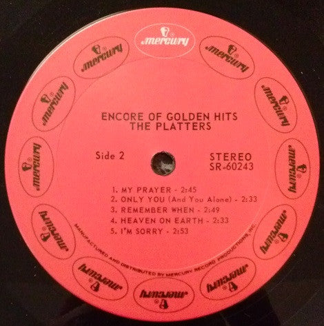 Encore Of Golden Hits - secondary