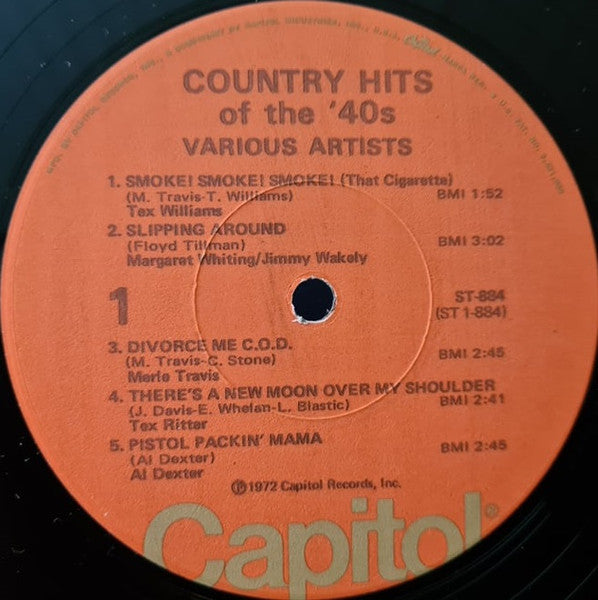 Country Hits Of The '40s - secondary