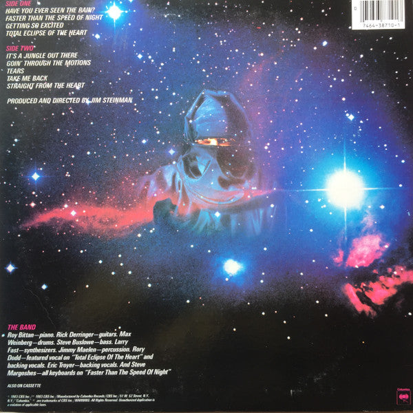 Faster Than The Speed Of Night - secondary