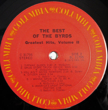 The Best Of The Byrds - Greatest Hits, Volume II - secondary