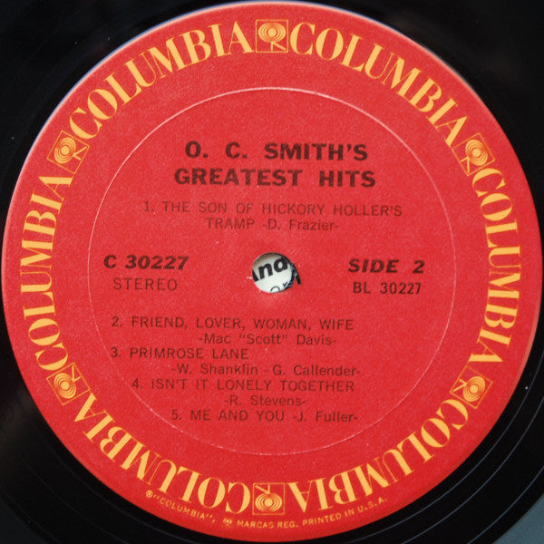 O. C. Smith's Greatest Hits - secondary