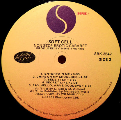 Soft Cell - Non-Stop Erotic Cabaret