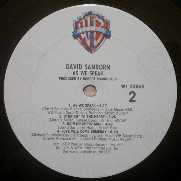 As We Speak - secondary