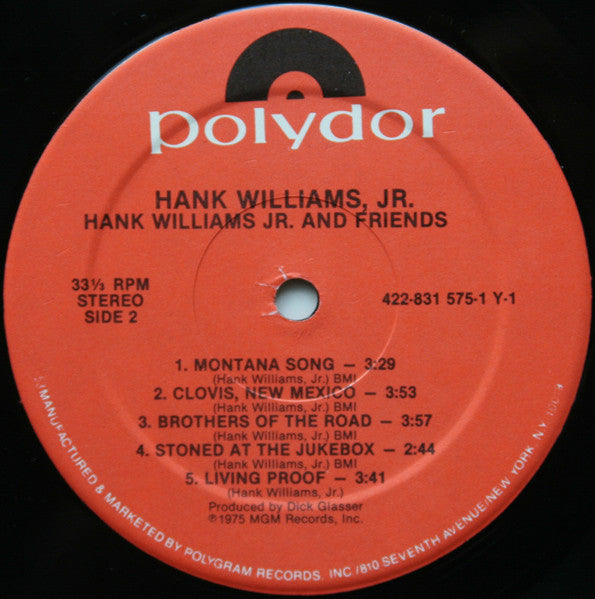 Hank Williams, Jr. And Friends - secondary