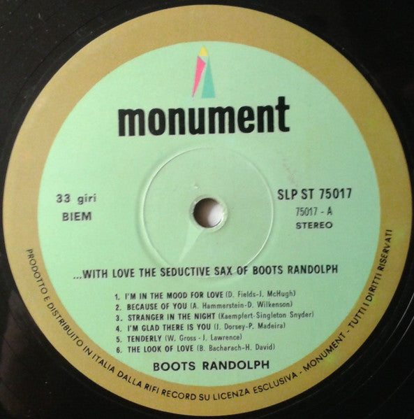 ... With Love (The Seductive Sax Of Boots Randolph) - secondary