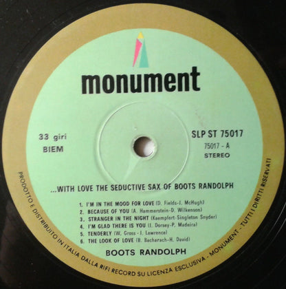 ... With Love (The Seductive Sax Of Boots Randolph) - secondary