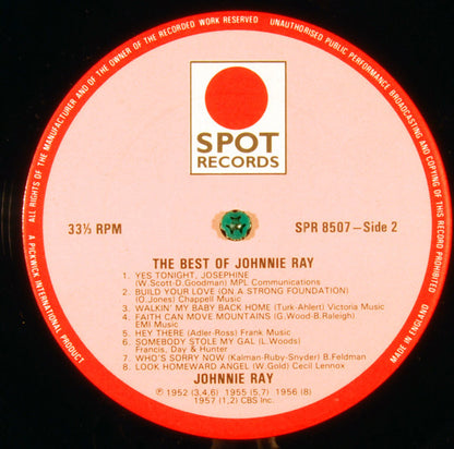 The Best Of Johnnie Ray - secondary