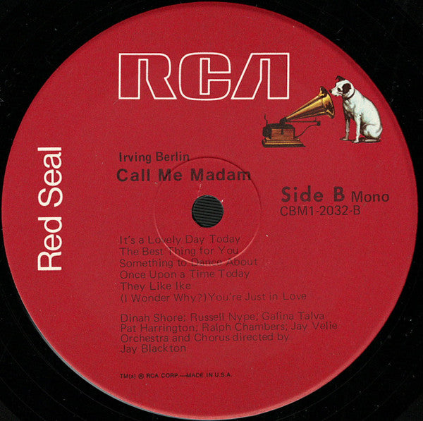 Call Me Madam - Original Show Album - secondary