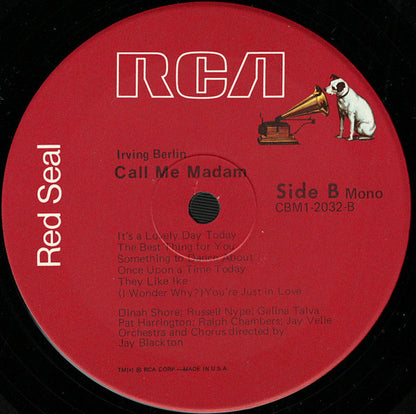 Call Me Madam - Original Show Album - secondary