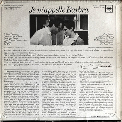 Je M'Appelle Barbra - secondary