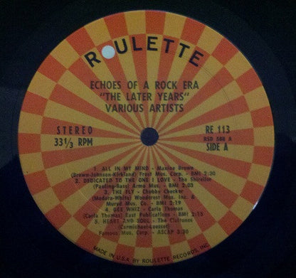 Echoes Of a Rock Era: The Later Years - secondary