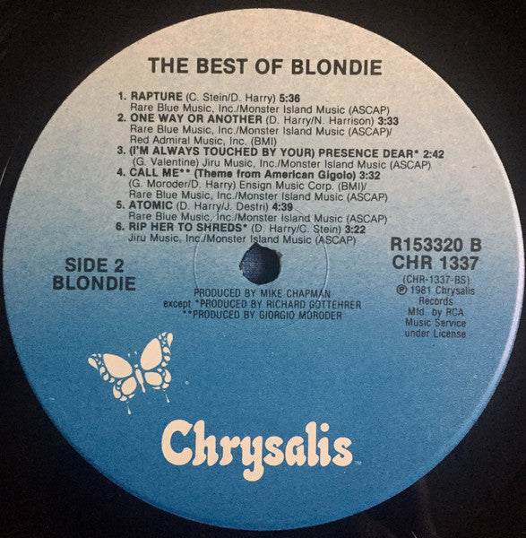 The Best Of Blondie - secondary