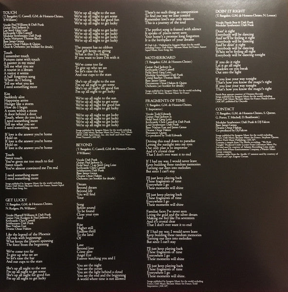 Random Access Memories - secondary