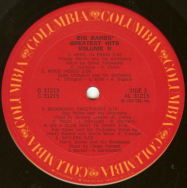 Big Bands Greatest Hits Volume 2 - secondary