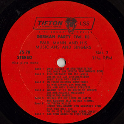 Recorded Live At A German Party, Volume 2 - secondary