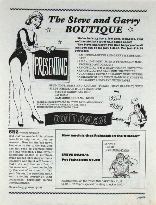 Steve Dahl - Pet Fishsticks