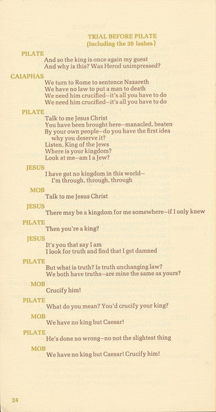 Jesus Christ Superstar - secondary