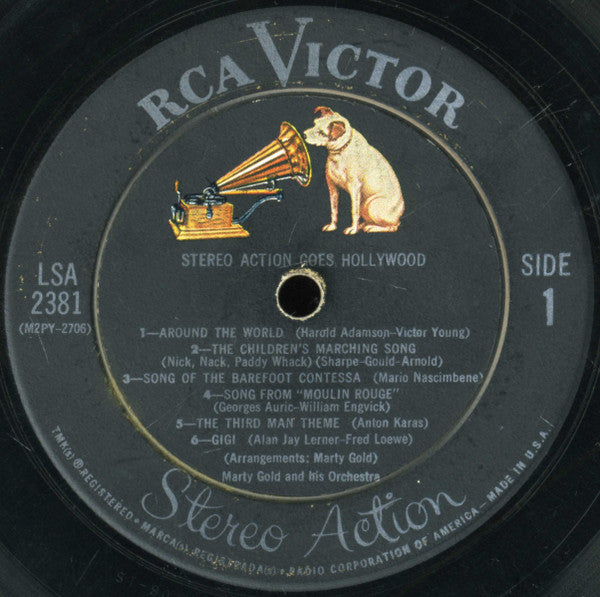 Marty Gold And His Orchestra - Stereo Action Goes Hollywood