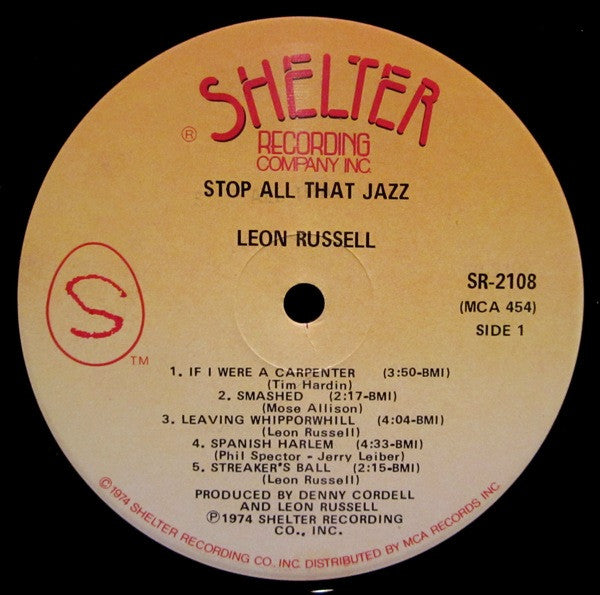 Stop All That Jazz - secondary