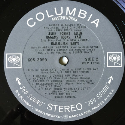 "Hallelujah Baby!" Original Broadway Cast, Leslie Uggams, Robert Hooks, Allen Case - Hallelujah, Baby!