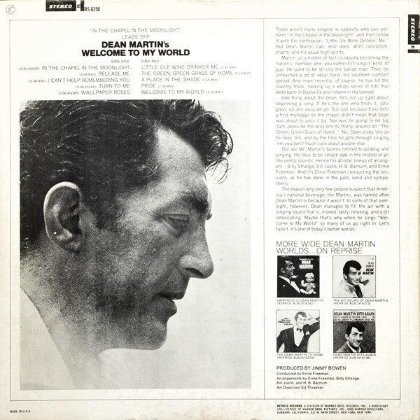 Dean Martin - Welcome To My World