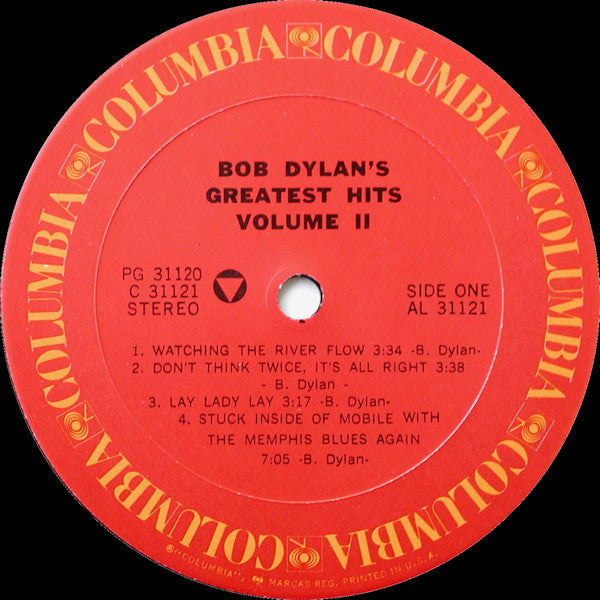 Bob Dylan's Greatest Hits Volume II - secondary