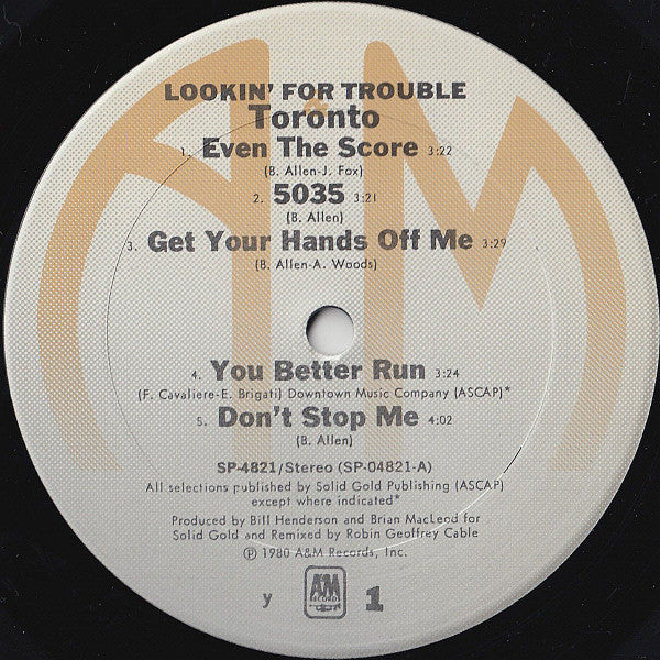 Lookin' For Trouble - secondary