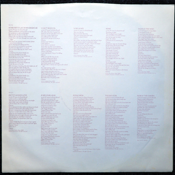 Karla Bonoff - secondary