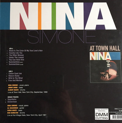 Nina Simone - Nina Simone At Town Hall