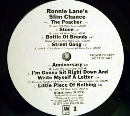 Ronnie Lane's Slim Chance - secondary