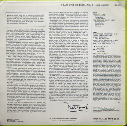 Duke Ellington And His Orchestra - A Date With The Duke Vol. 8