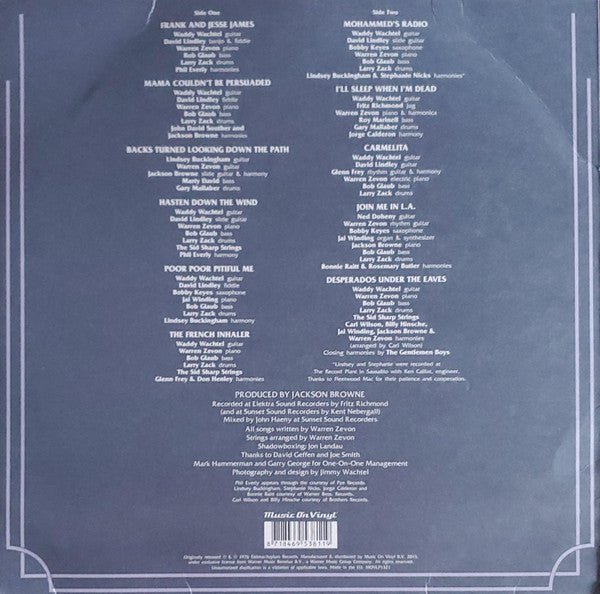 Warren Zevon - secondary