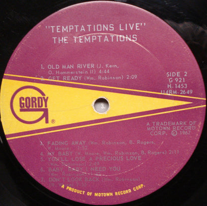 Temptations Live! - secondary