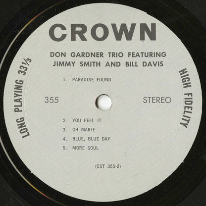 Don Gardner Trio Featuring Jimmy Smith & Bill Davis - secondary